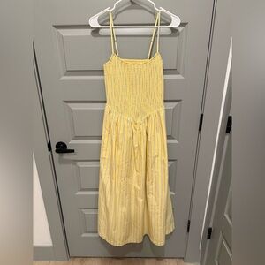 Abercrombie Yellow Striped Dress